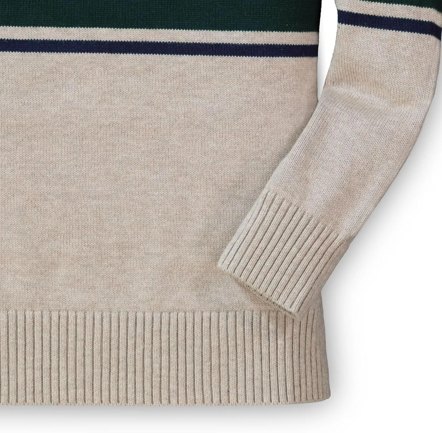 Hope & Henry Boys' Long Sleeve Fine Gauge V-Neck Sweater