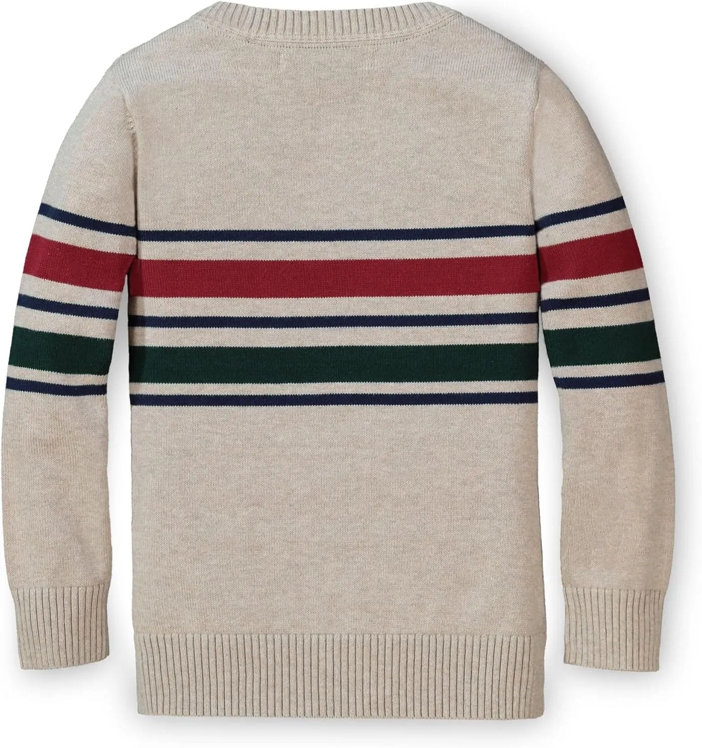 Hope & Henry Boys' Long Sleeve Fine Gauge V-Neck Sweater