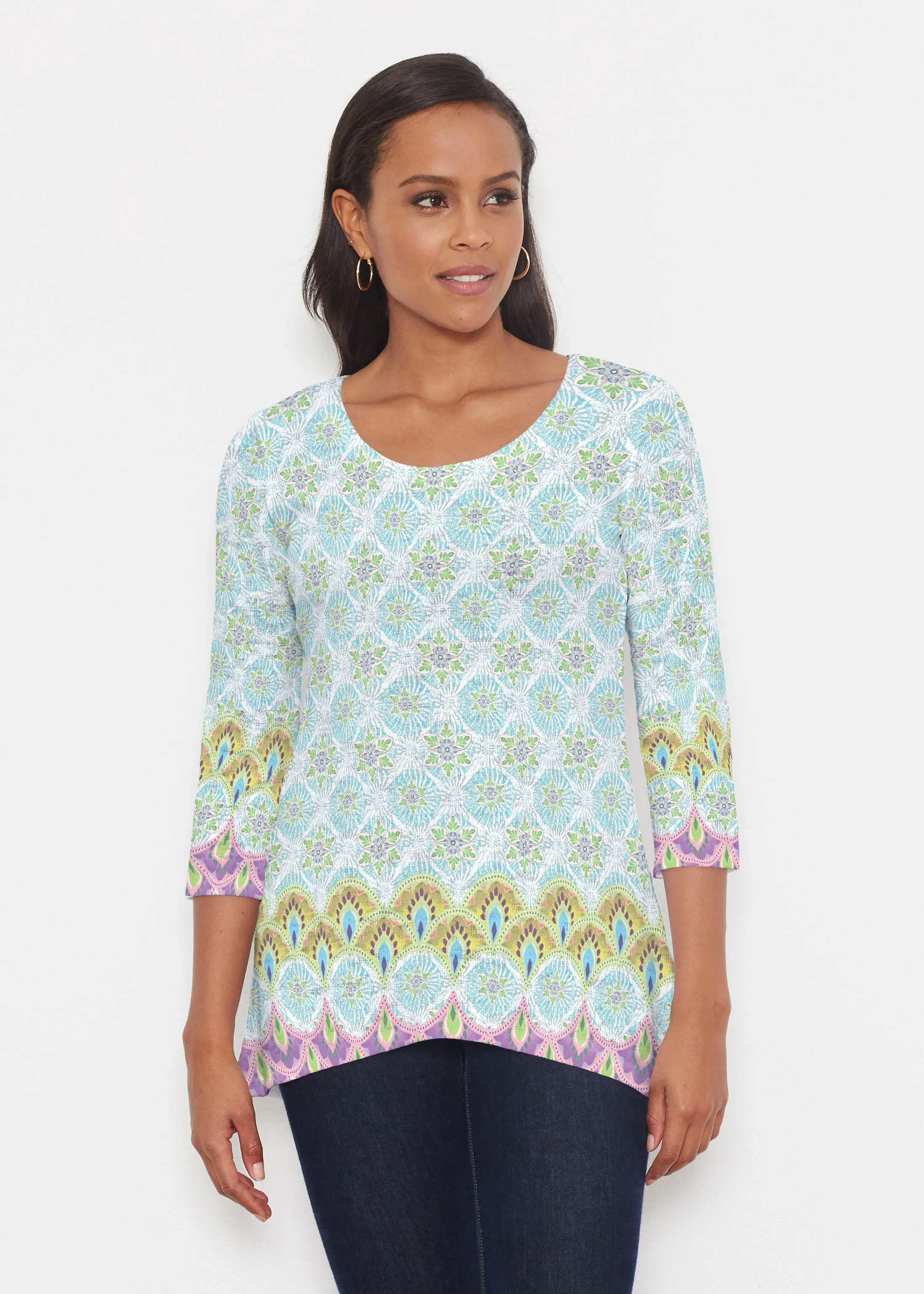 Izzy (19199) ~ Katherine Hi-Lo Thermal Tunic