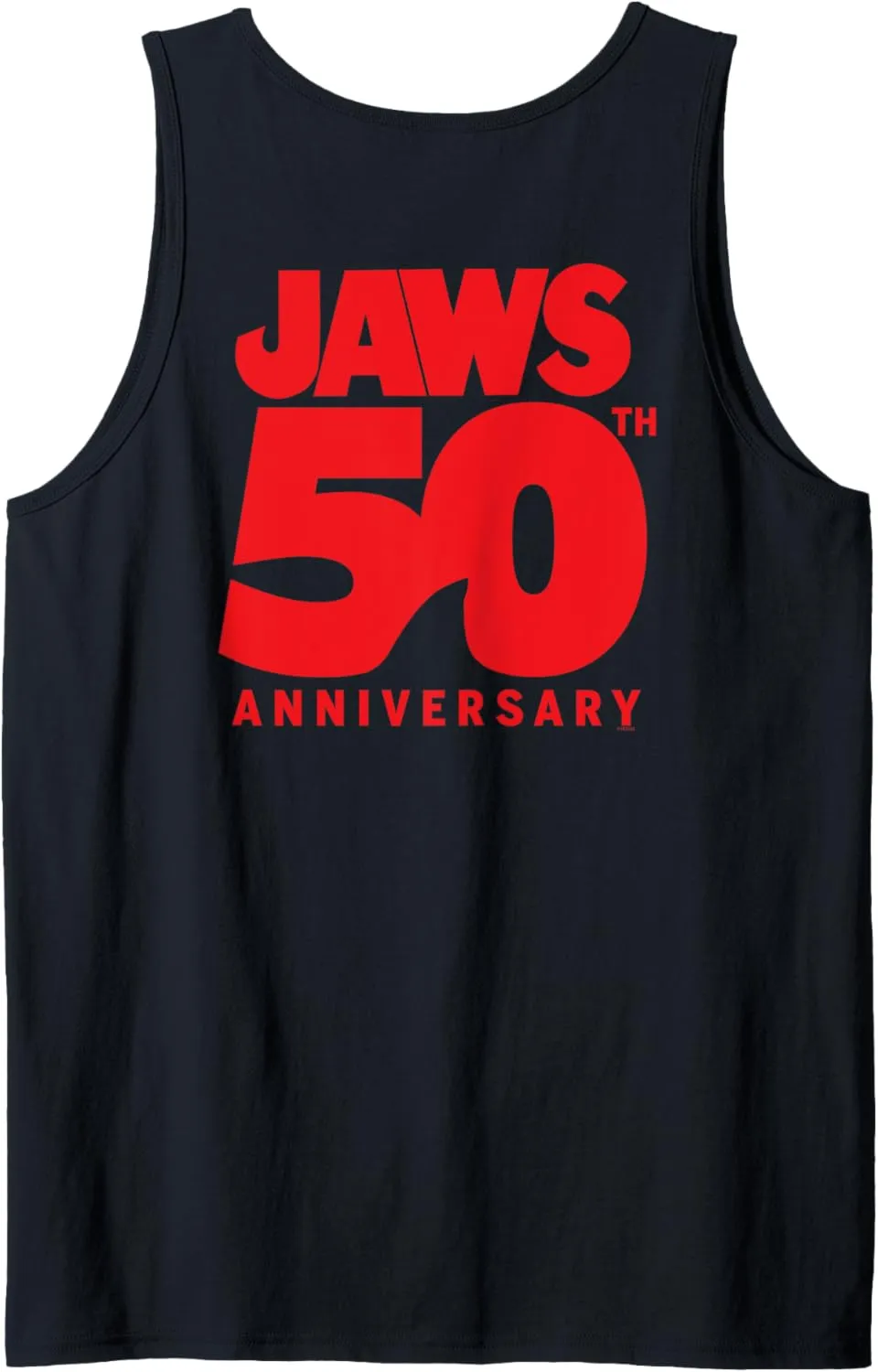 Jaws 50th Anniversary Poster Stained Glass Front & Back Tank Top