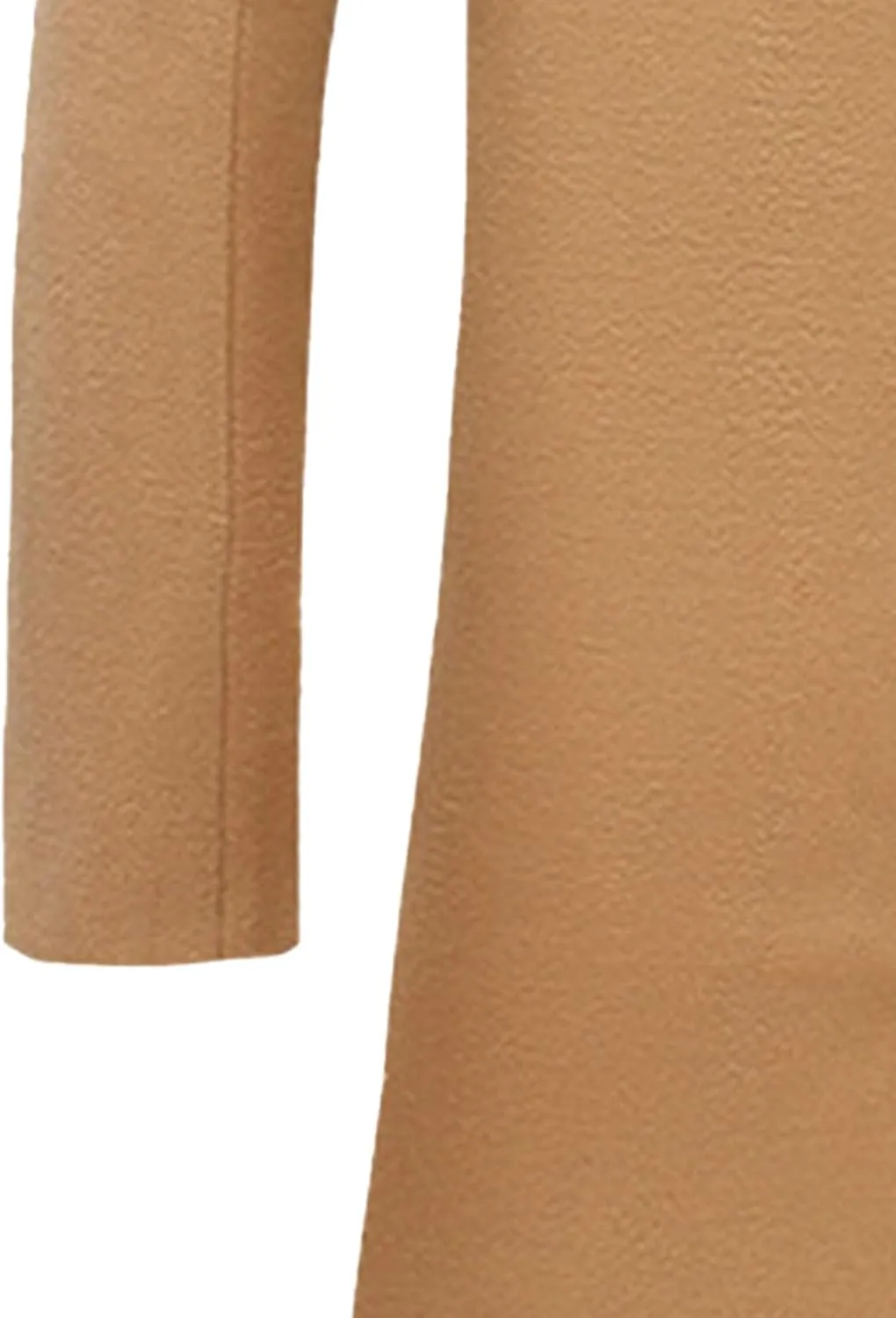 JEShifangjiusu Men'S Trench Coat Long Wool Coat Winter Classic Overcoat Top Pea Coat Casual Business Cotton Blend Jacket