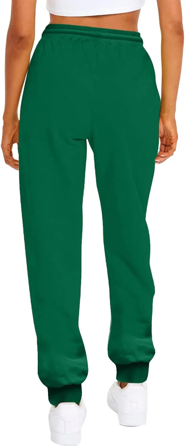 Ladies' Solid Drawstring Elastic Waist Pocket Pants Slacks 2XL Dresses for Women Plus Size