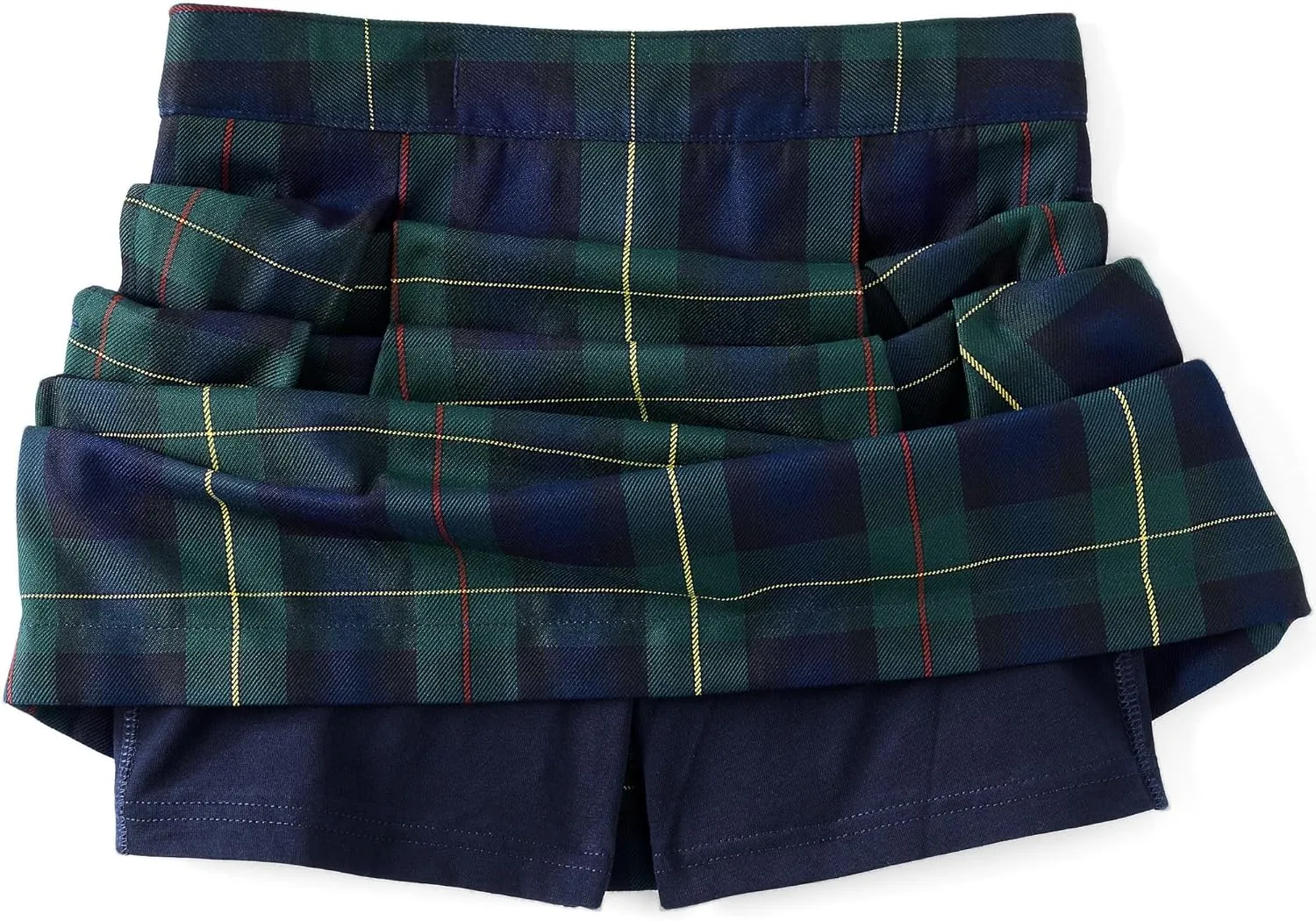 Lands' End School Uniform Girls Plaid Skort Top of Knee