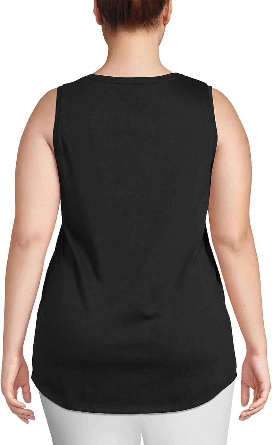 Lands' End Women's American-Grown Supima Cotton Tunic Tank Top