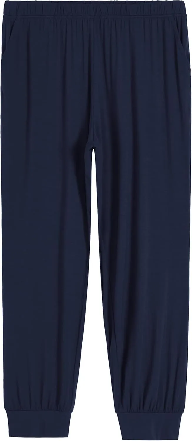 Latuza Women's Viscose Long Sleeves Top Jogger Pants Pajamas Set
