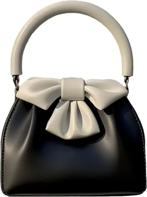 Leather Bucket Tote, Women's Top Handle Bag, Leather bow bag