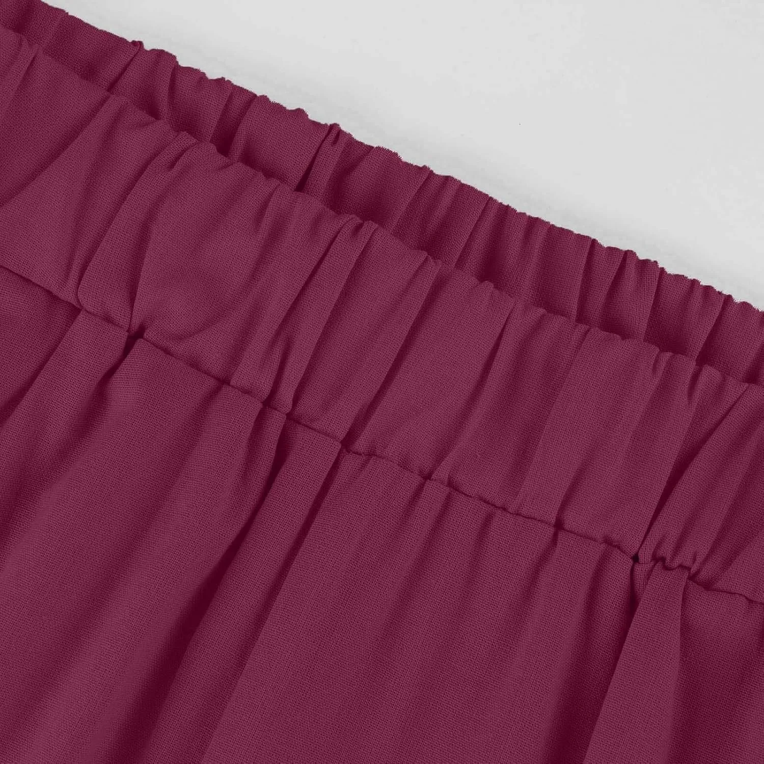 Linen Cropped Pants for Women Cotton High Waisted Wide Leg Pants Casual Summer Plus Size Beach Capris with Pockets