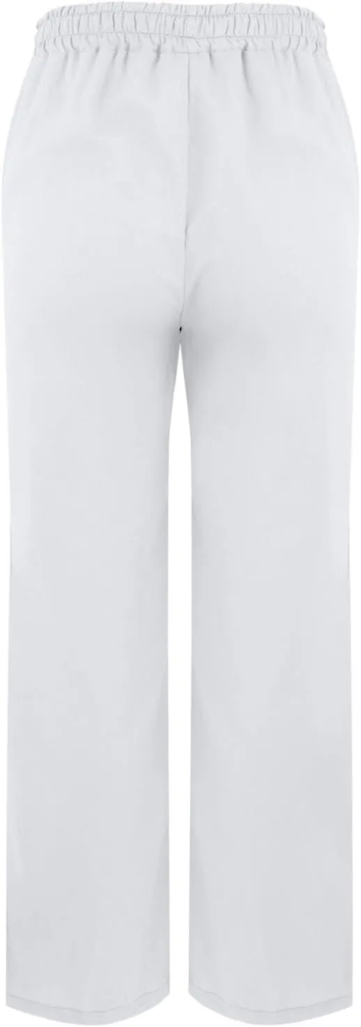 Linen Pants for Women 2025 Summer High Waist Elastic Straight Leg Lounge Pant Casual Loose Lightweight Beach Trousers