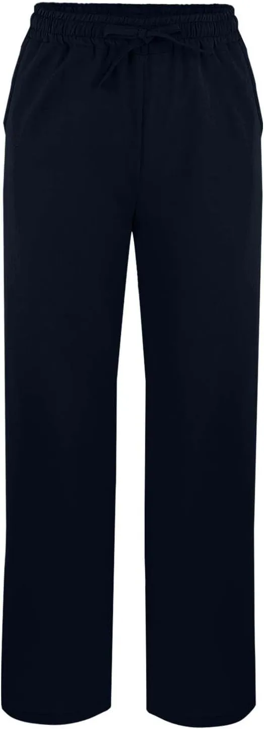 Linen Pants for Women 2025 Summer High Waist Elastic Straight Leg Lounge Pant Casual Loose Lightweight Beach Trousers