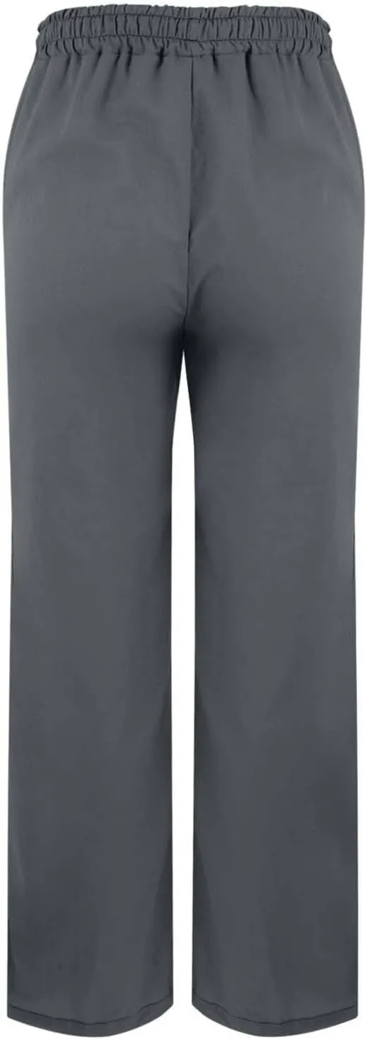 Linen Pants Women Cropped High Waisted Straight Leg Lounge Pants Lightweight Summer Split Beach Capris with Pockets