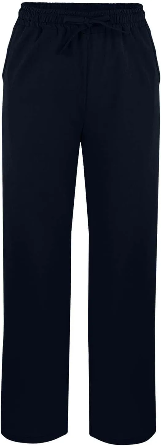 Linen Pants Women Summer Drawstring High Waisted Crop Lounge Pants Slit Straight Leg Beach Trousers with Pockets