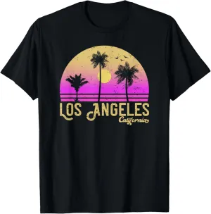 Los Angeles California Retro Vintage Sunset T-Shirt