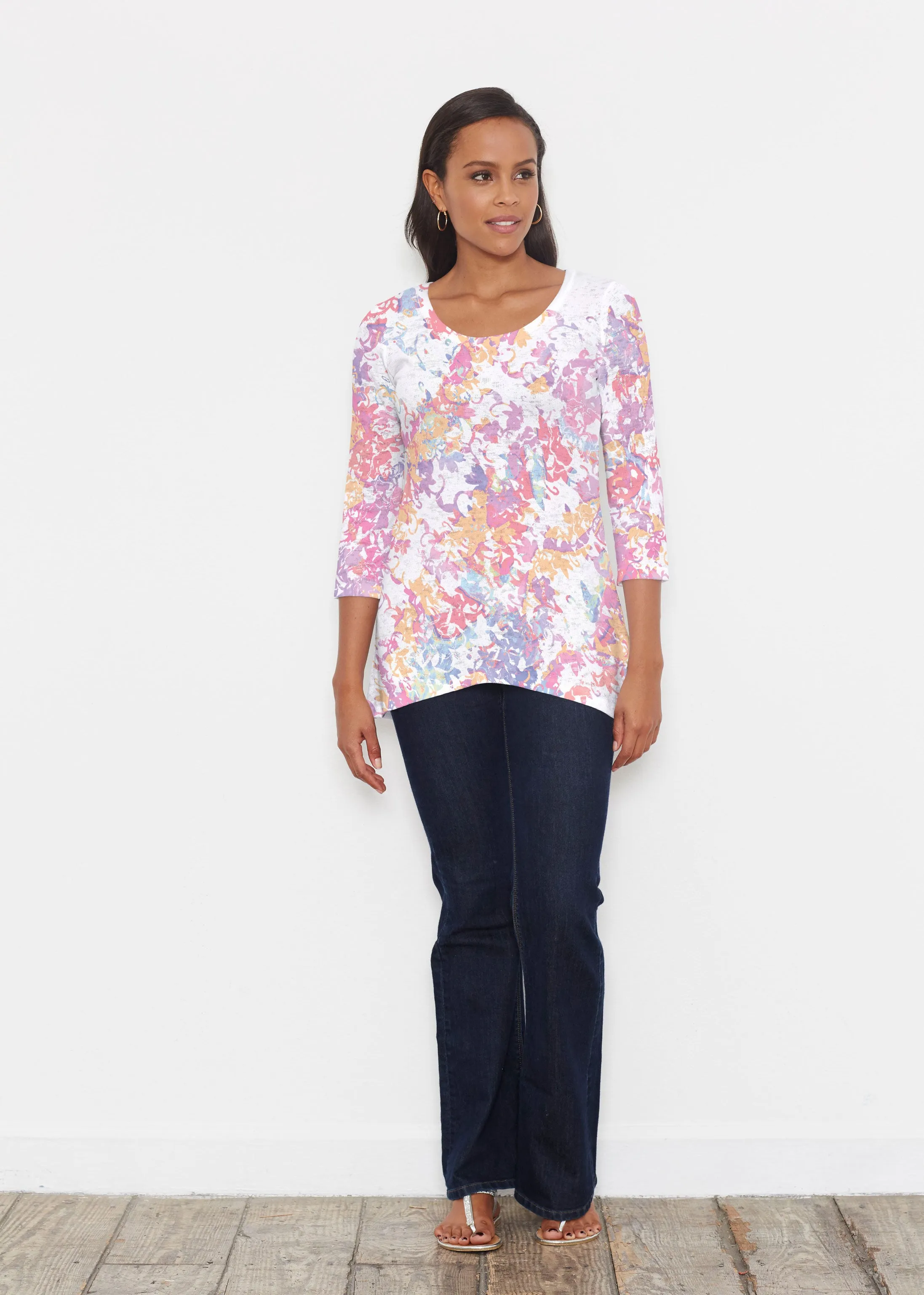 Lovely (19207) ~ Katherine Hi-Lo Thermal Tunic