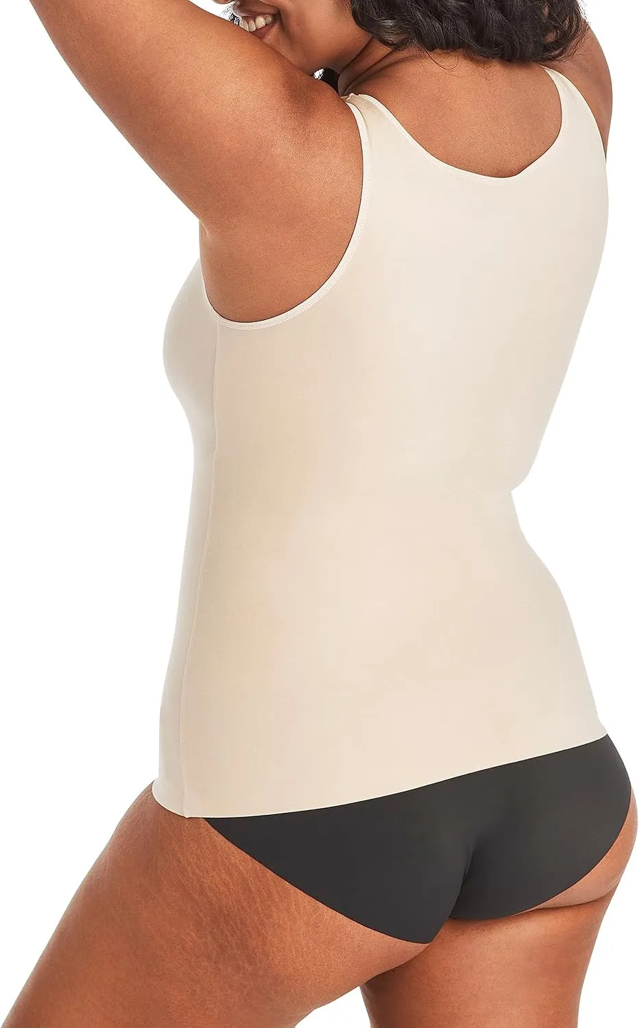 Maidenform Women's Shapewear Cami Tank Top, Tummy Control & Back Smoothing