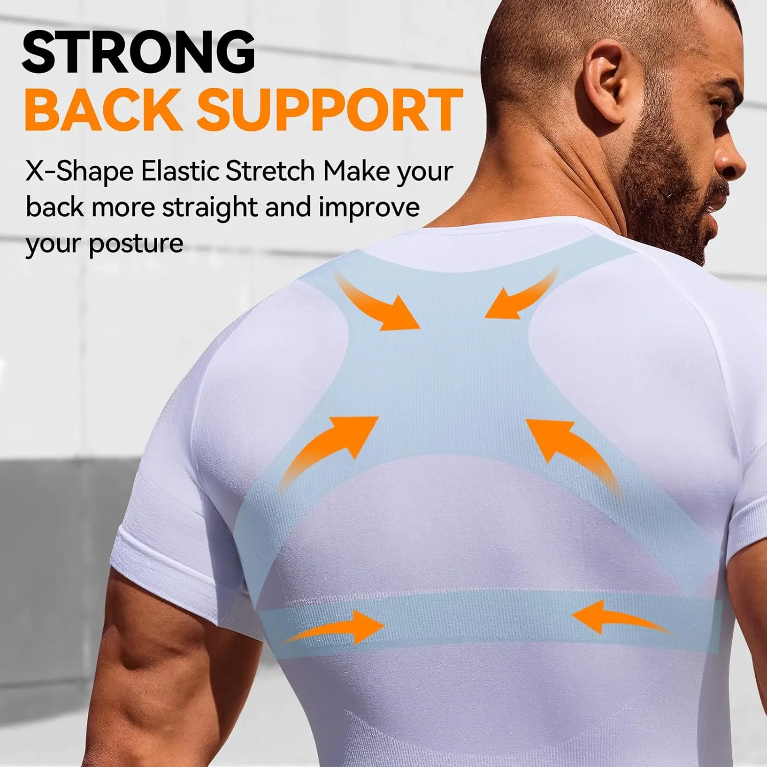 Mens Compression Shirt Body Shaper Slimming Undershirt Gynecomastia Abdomen Tummy Control Shapewear Tank Top Vest