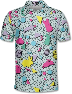 Men's Golfing Avocado Golfers Golf Polo Shirt Funny Avocado Golf Polo Golf Shirts for Men