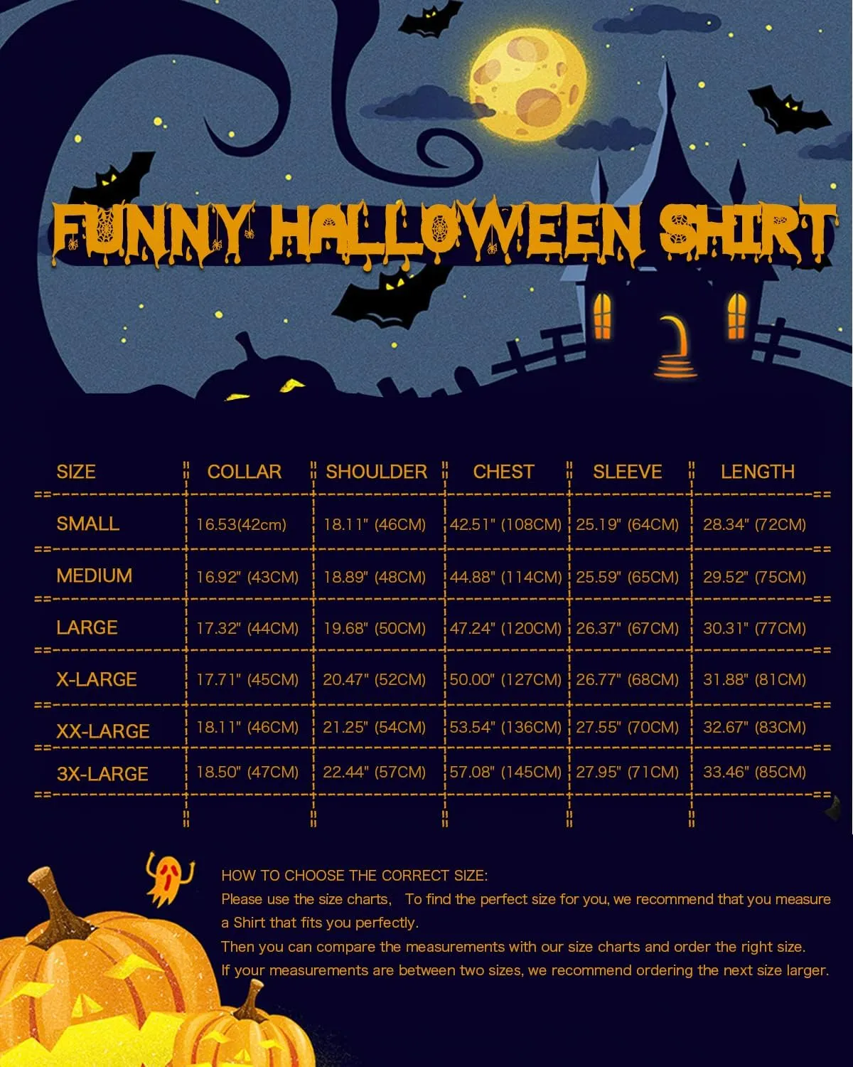 Mens Halloween Shirt Long Sleeve Ugly Pumpkin Casual Button Down Dress Shirts Adult Costume