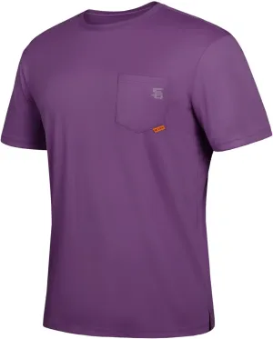 Men's Rash Guard Shirts UPF 50  Moisture Wicking Short Sleeve Chest Pocket Quick Dry Lightweight