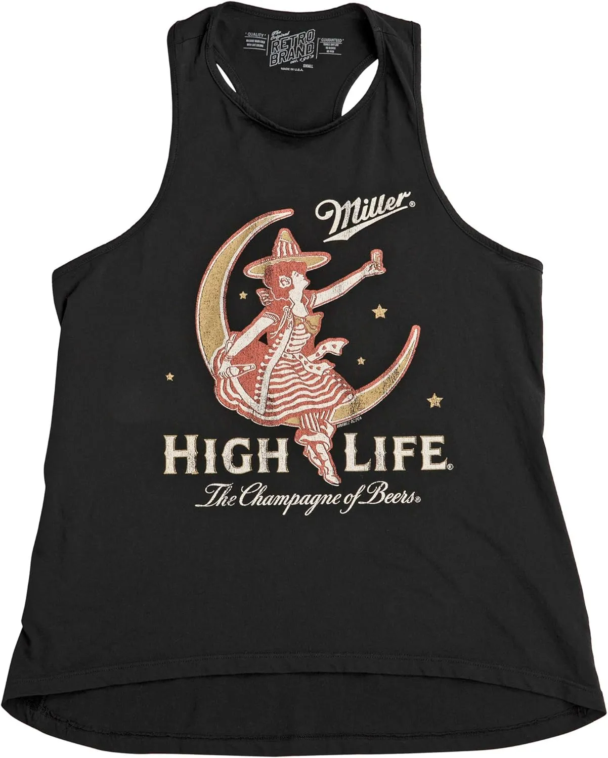 Miller High Life Girl in The Moon Women's Tank Top