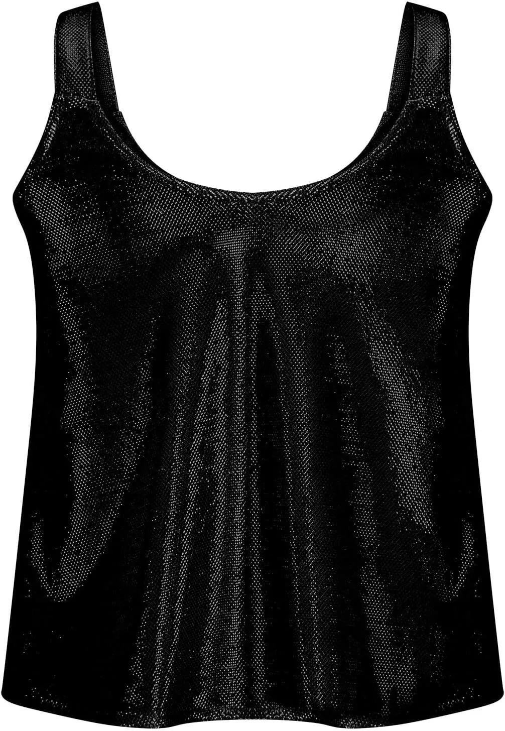 NaRHbrg Sequin Tank Tops for Women Casual Fashion V Neck Strappy Sequin Sparkle Shimmer Camisole Sleeveless Blouses Shirts