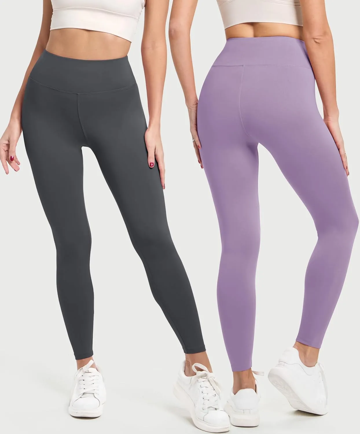 Natural Feelings Buttercloud 3 Pack Leggings for Women-High Waisted Buttery Soft Yoga Pants Lounge Everyday Wear