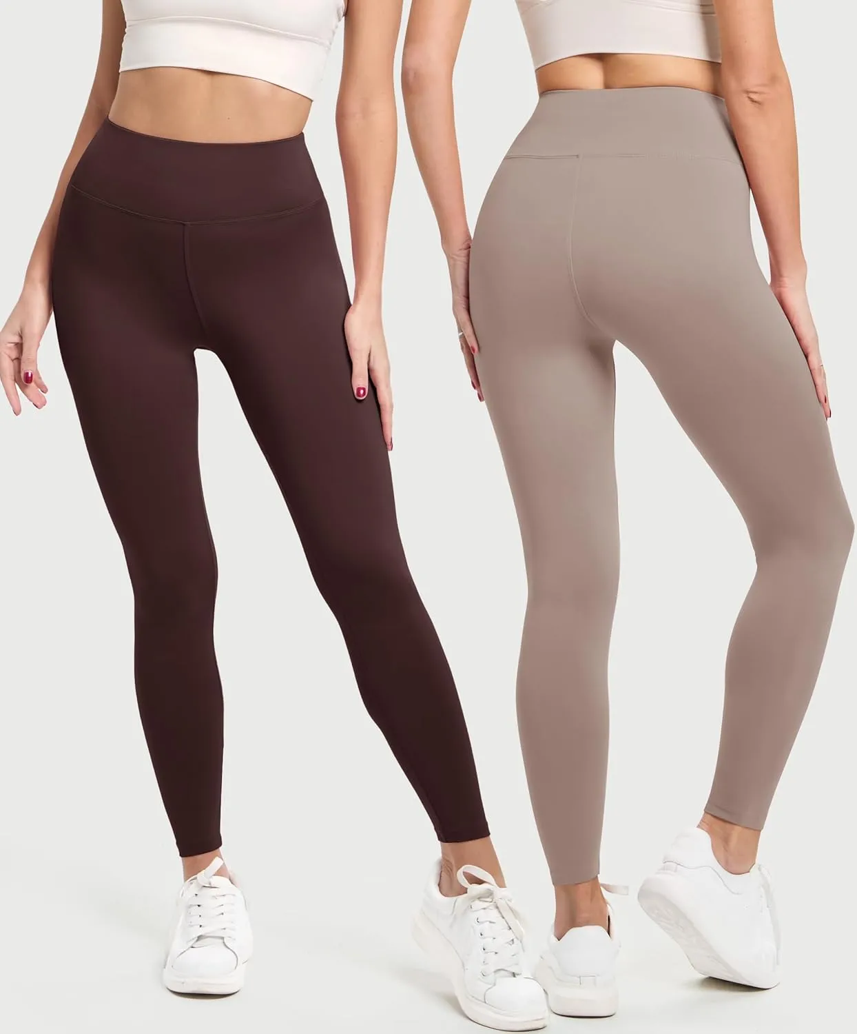 Natural Feelings Buttercloud 3 Pack Leggings for Women-High Waisted Buttery Soft Yoga Pants Lounge Everyday Wear