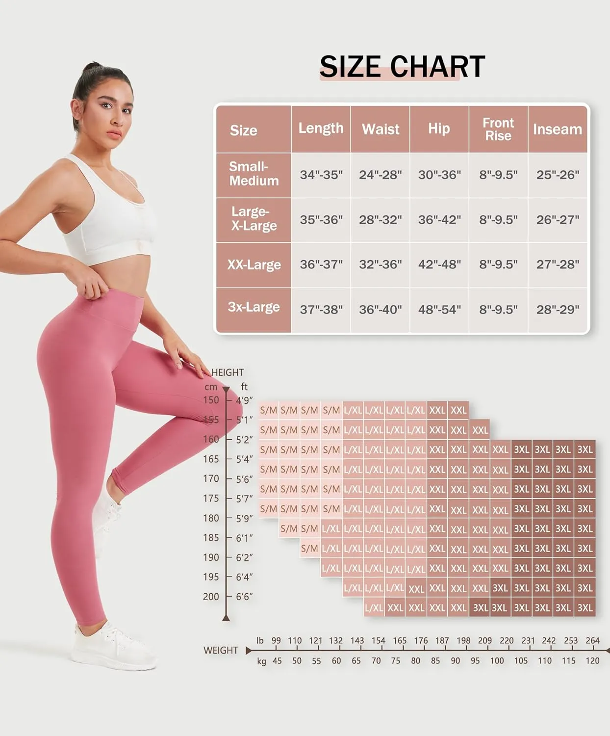 Natural Feelings Buttercloud 3 Pack Leggings for Women-High Waisted Buttery Soft Yoga Pants Lounge Everyday Wear