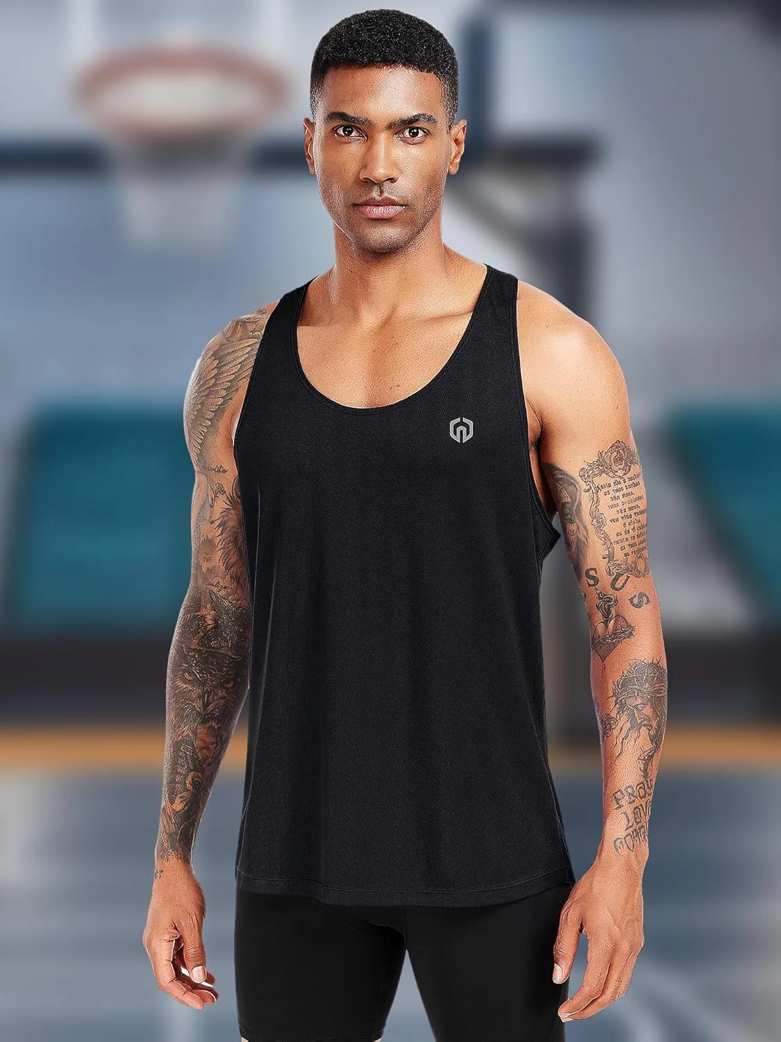 NELEUS Men's Workout Running Tank Top Sleeveless Gym Athletic Shirts