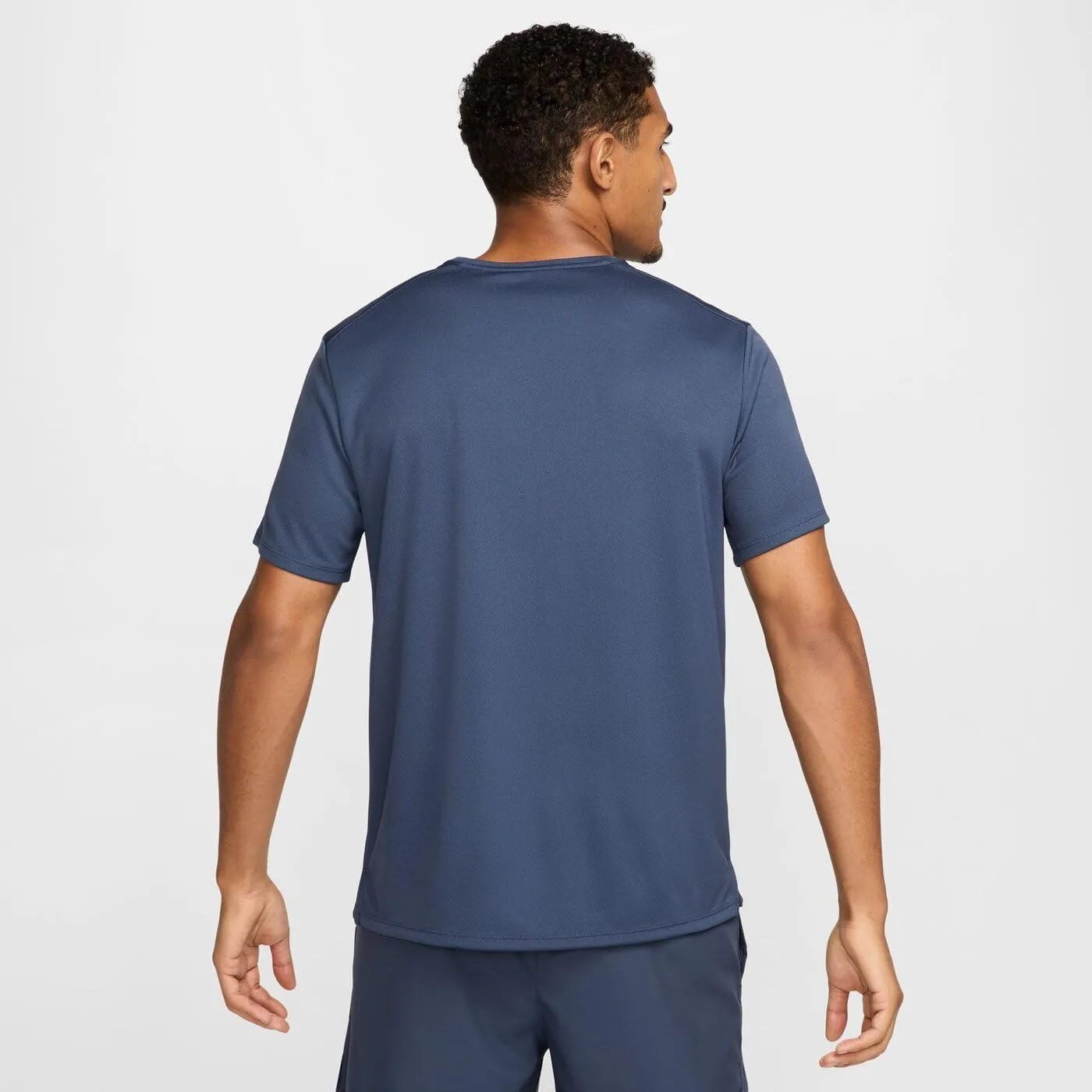 Nike Men's Miler Dri-fit Uv Short-Sleeve Running Top