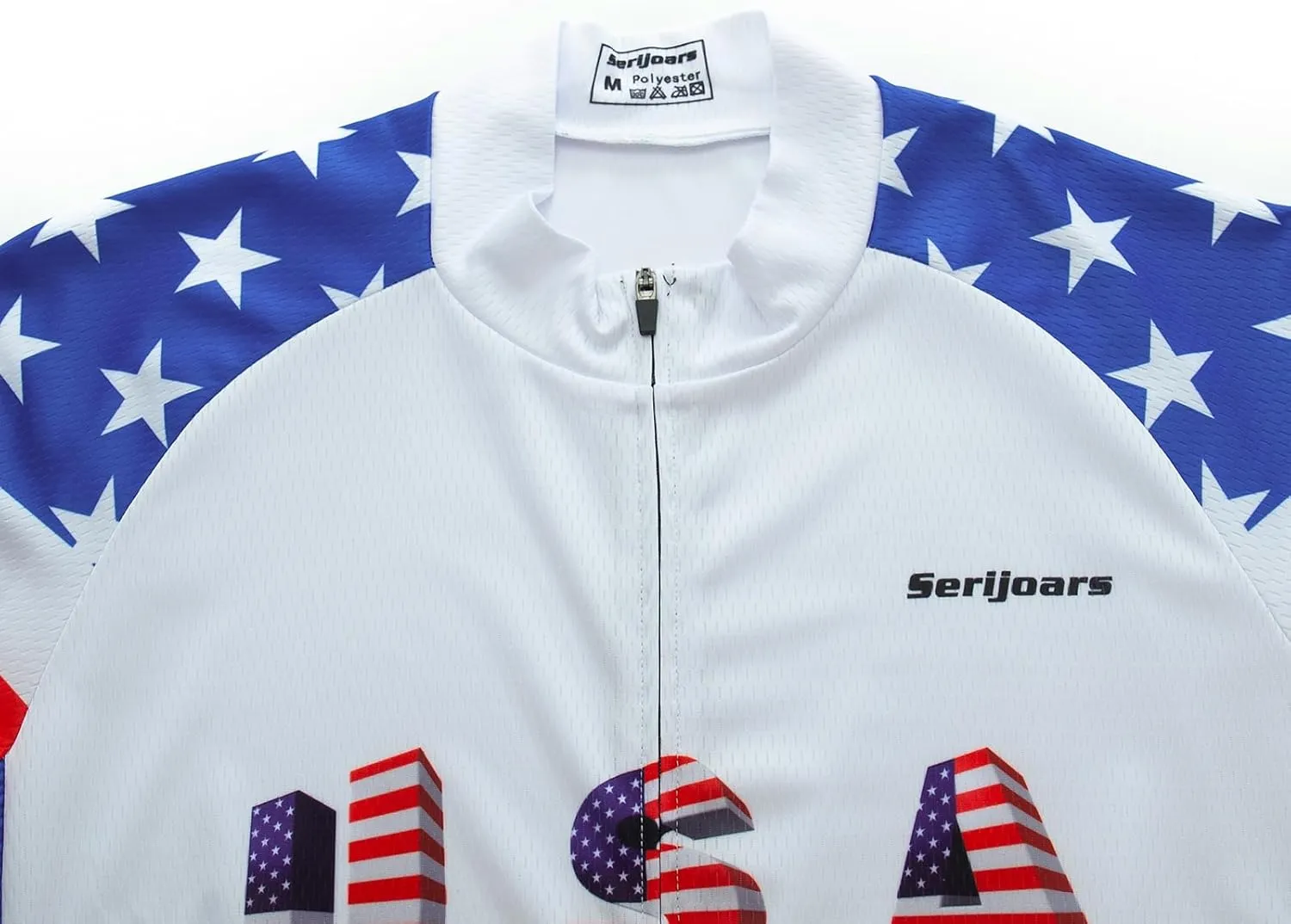 Serijoars Racing Cycling Jersey Men, Cycling Jersey Long Sleeve,Bike Jersey Full Zipper,Comfortable, Breathable and Quick-Dry