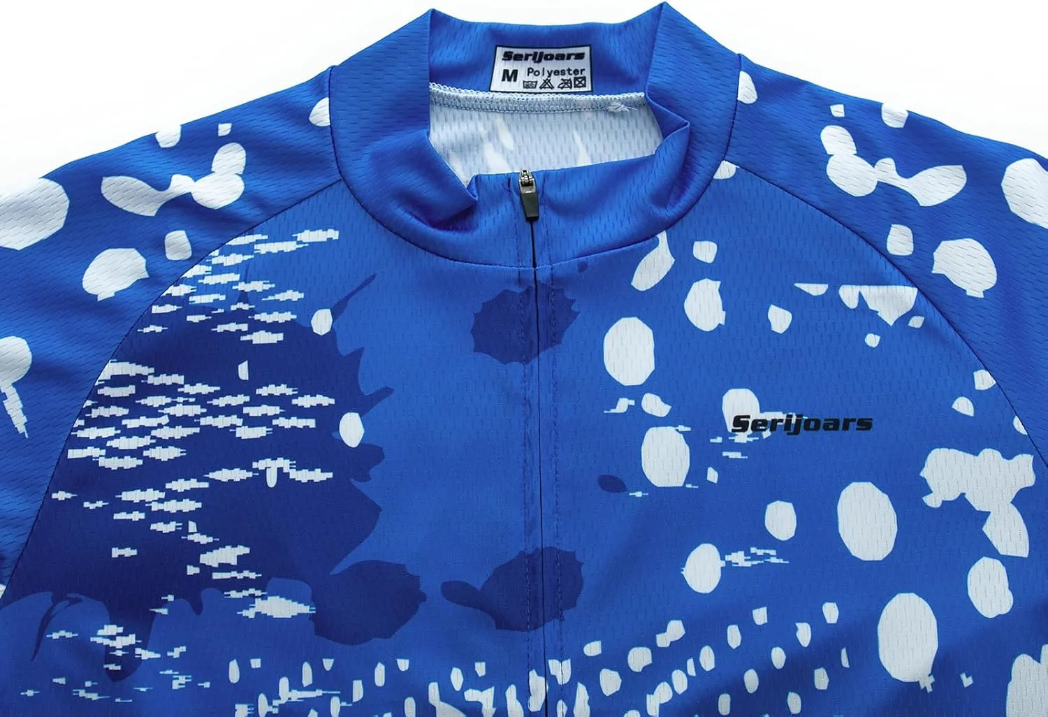 Serijoars Racing Cycling Jersey Men, Cycling Jersey Long Sleeve,Bike Jersey Full Zipper,Comfortable, Breathable and Quick-Dry