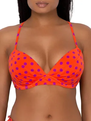 Smart & Sexy Women's Swim Secret Convertible Push-Up Bikini Top