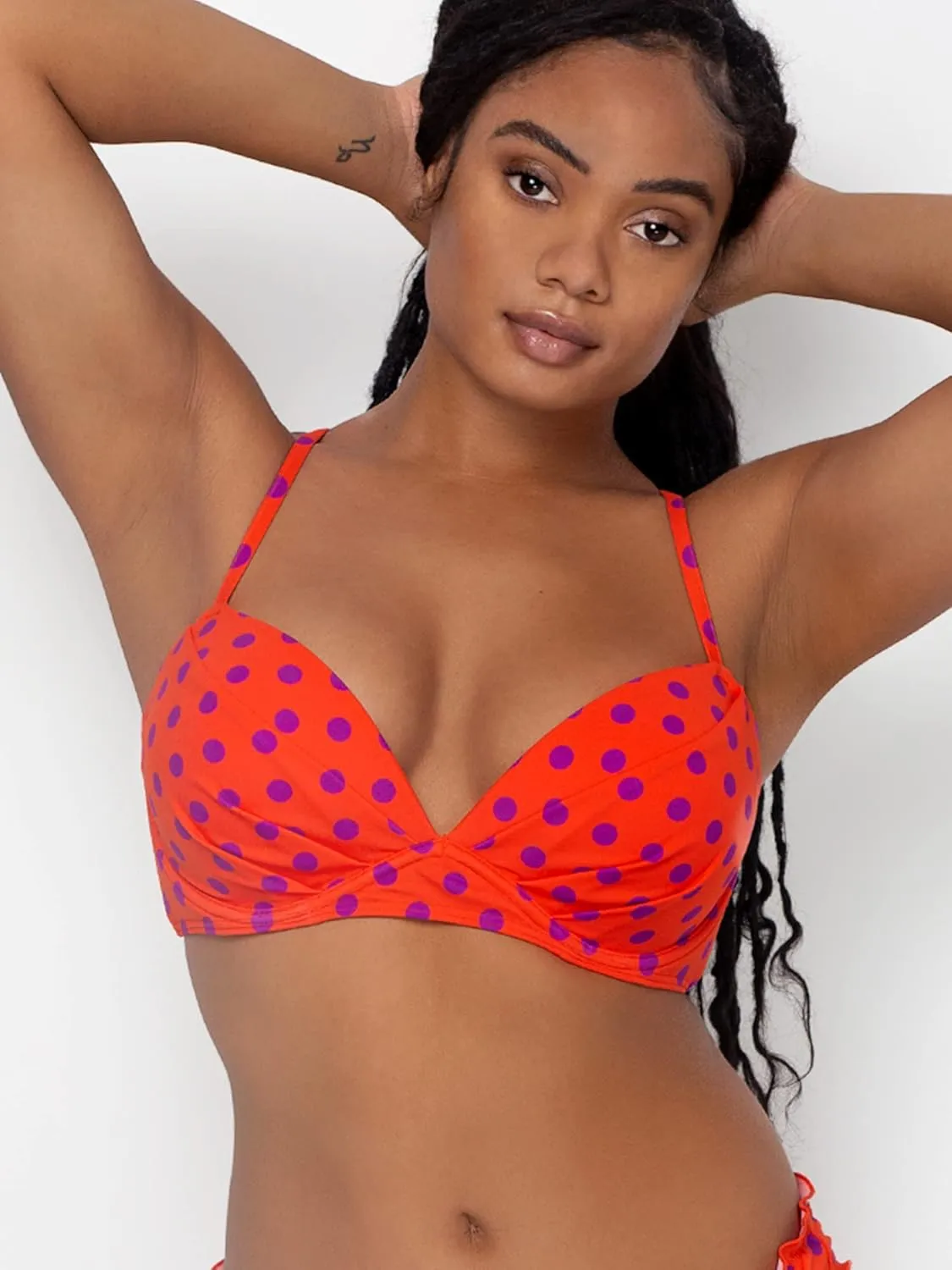 Smart & Sexy Women's Swim Secret Convertible Push-Up Bikini Top