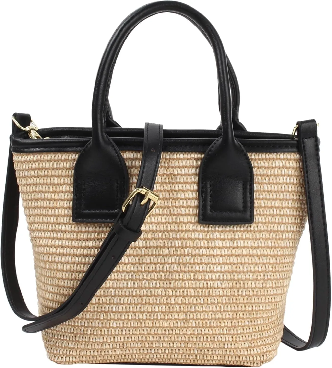 Summer Hobo Purse Women's Straw Top Handle Handwoven Crochet Crossbody Shoulder