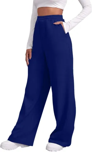 Sweatpants for Women Short Fleece Drawstring Casual Yoga Pants with Pockets Cargo Pants for Women Casual