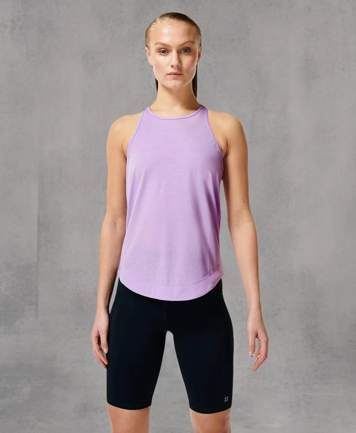 Sweaty Betty Women's Breathe Easy Crewneck Run Workout Tank Top