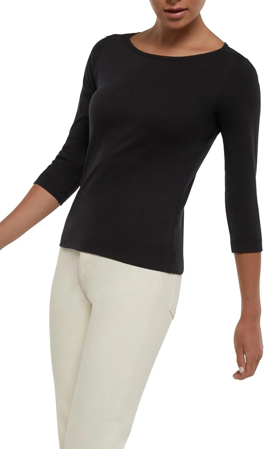 Three Dots Women's 3/4 Sleeve Top