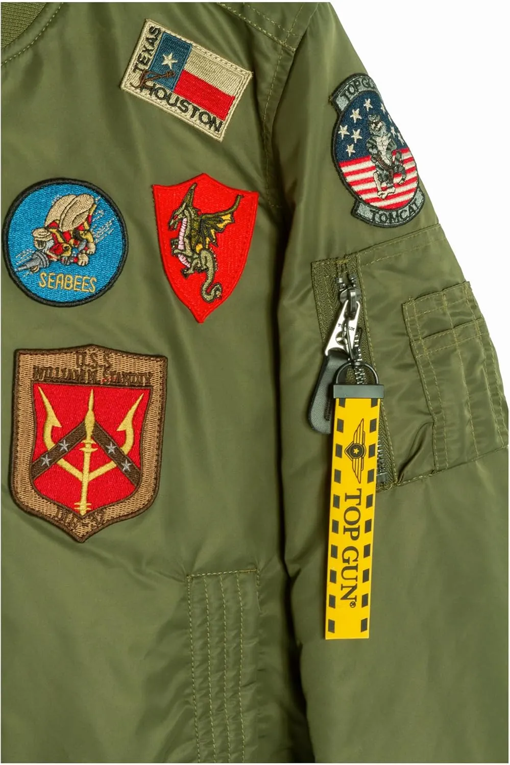 TOP GUN Official Miss MA-1 Bomber Jacket with Patches
