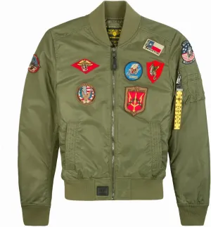 TOP GUN Official Miss MA-1 Bomber Jacket with Patches