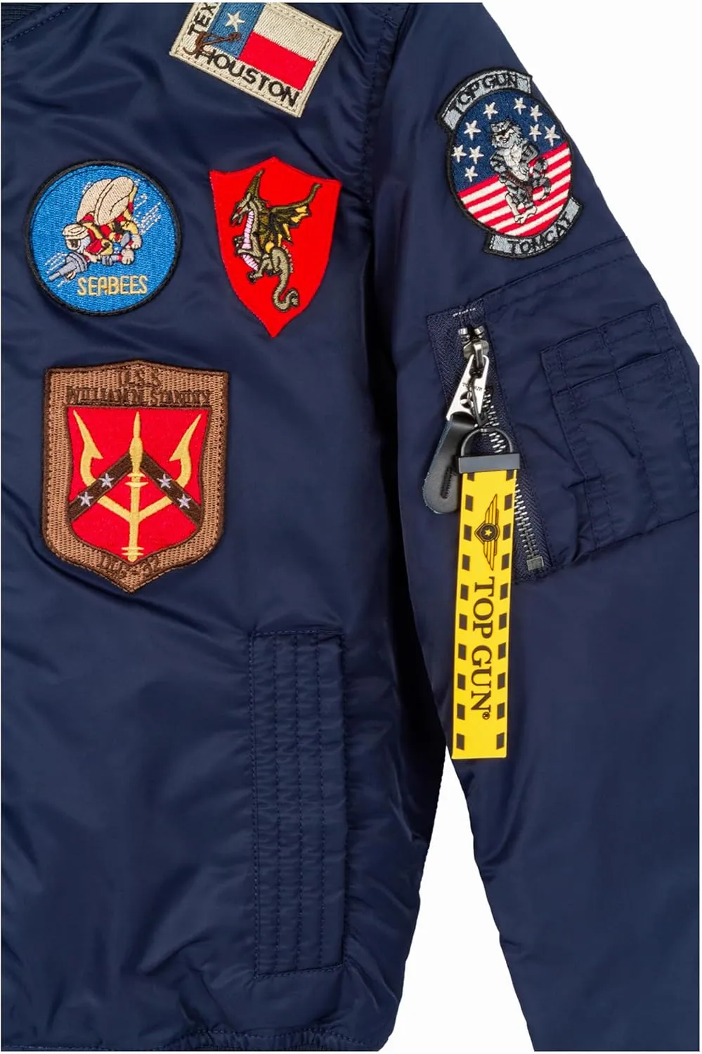 TOP GUN Official Miss MA-1 Bomber Jacket with Patches