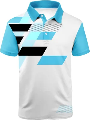 V VALANCH Mens Polo Shirts Short Sleeve Moisture Wicking Golf Tennis Polo Casual Shirts
