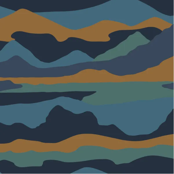 Waves Recycled Sherpa Lined Changing Robe - Scenic Navy