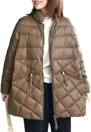 Women Thicke Cotton Padded Coat Autumn Winter Jacket Cotton Loose Mid Long Outerwear Female ParkasTops