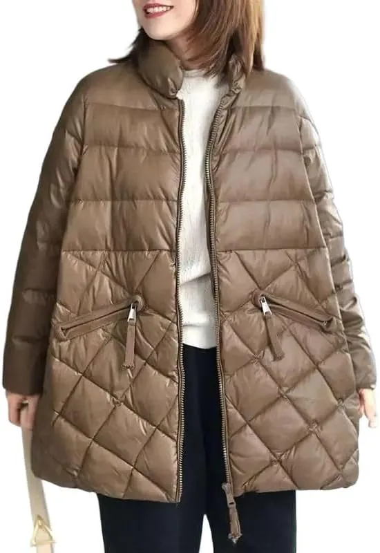 Women Thicke Cotton Padded Coat Autumn Winter Jacket Cotton Loose Mid Long Outerwear Female ParkasTops