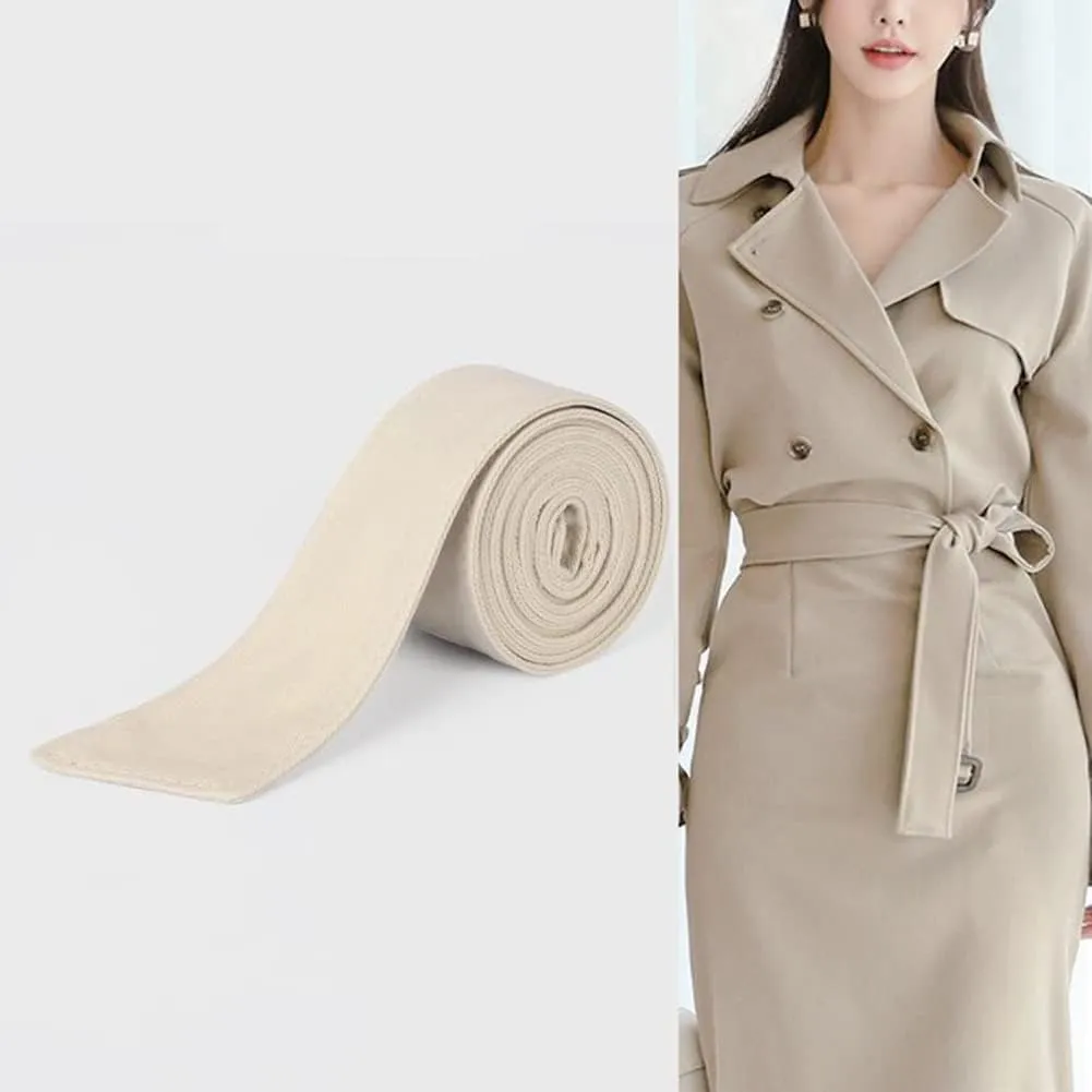 Women Trench Coat Waist Belt Replacement Wide Wind Coat Belt