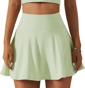 Women's High Waisted Tennis Skirt for Women Athletic Golf Skirt Women Tennis Skorts Side Slit Skater Skorts Skirts