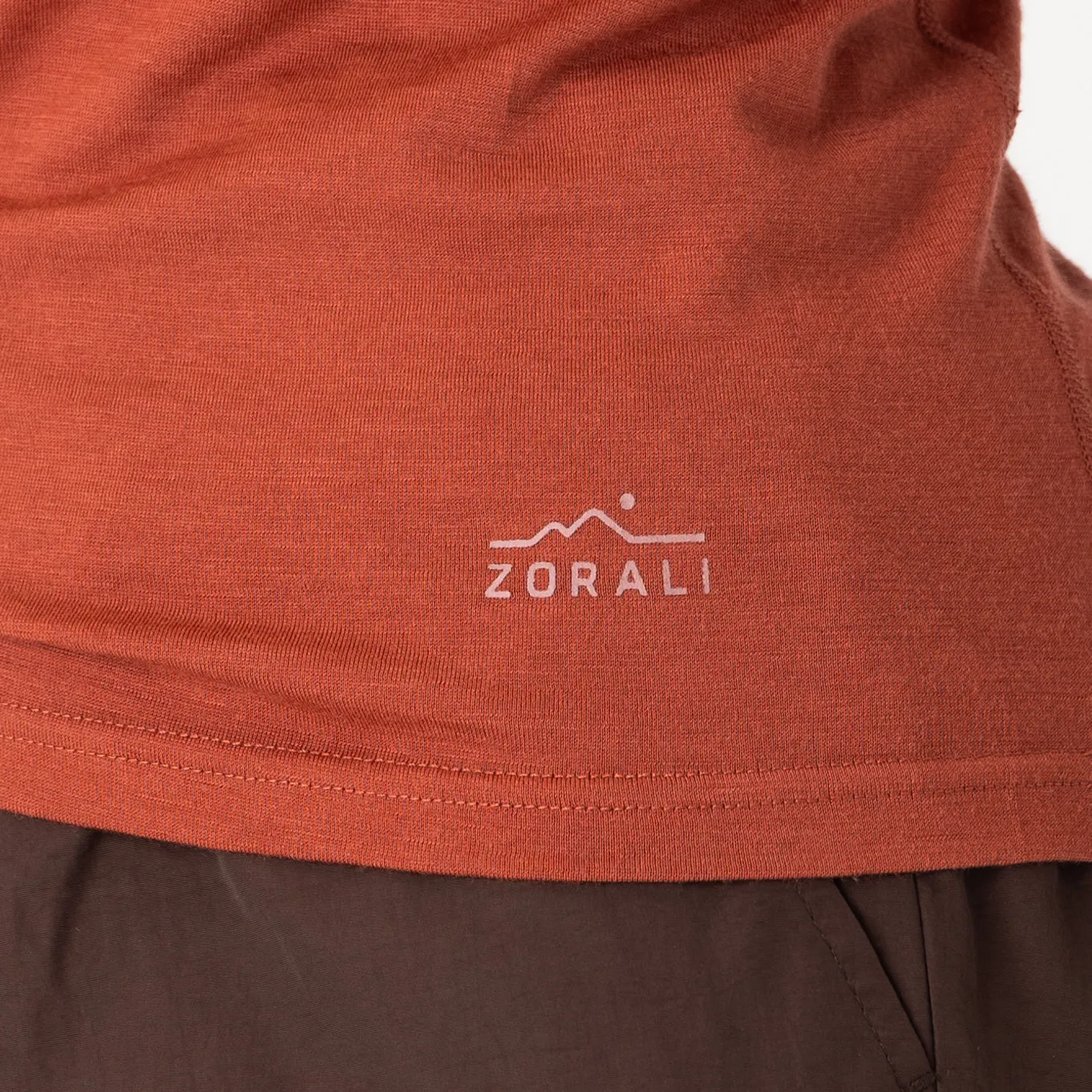 Womens Merino LS Base Layer Light Tannin