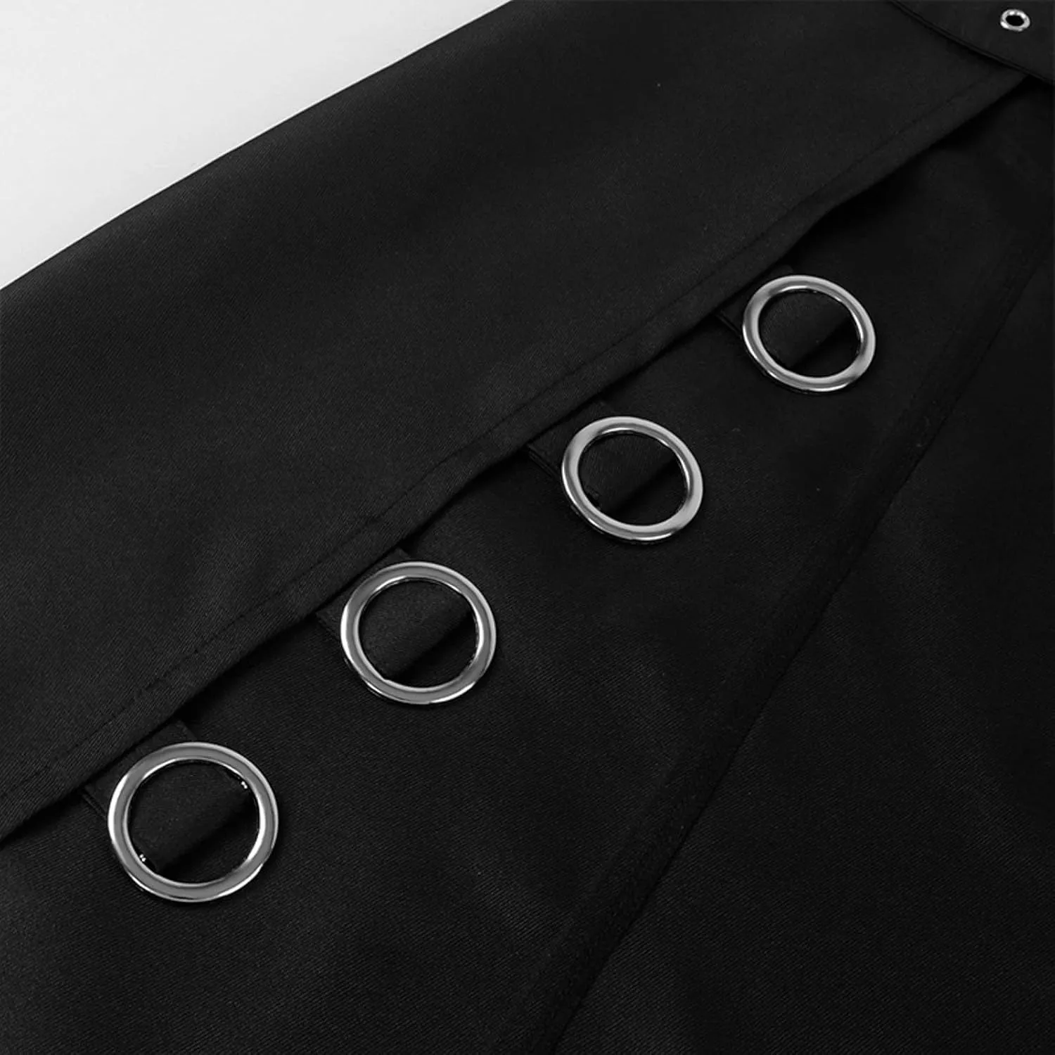 Womens Skirts Medieval Cosplay Punk Maxi Skirt Gothic Sexy Chain Matching Goth Skirts Steampunk Skirt