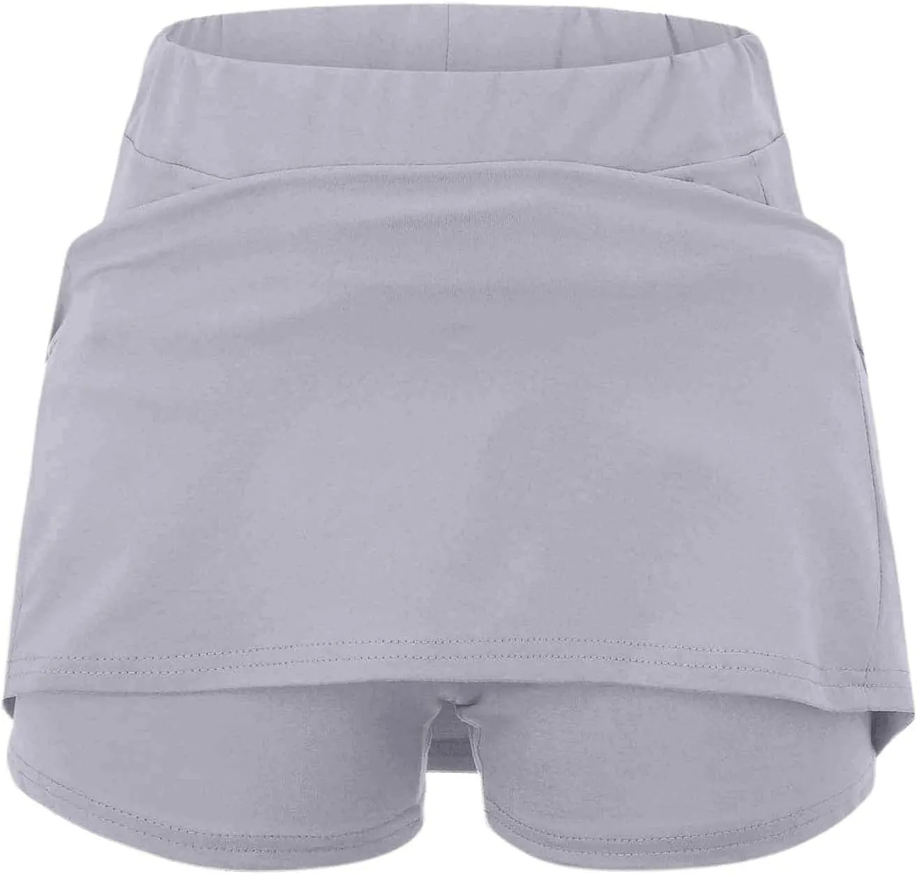 Womens Summer Skorts with Pockets Tummy Control Plus Size Skorts for Women High Waist Athletic Sports Skirt Loose Shorts