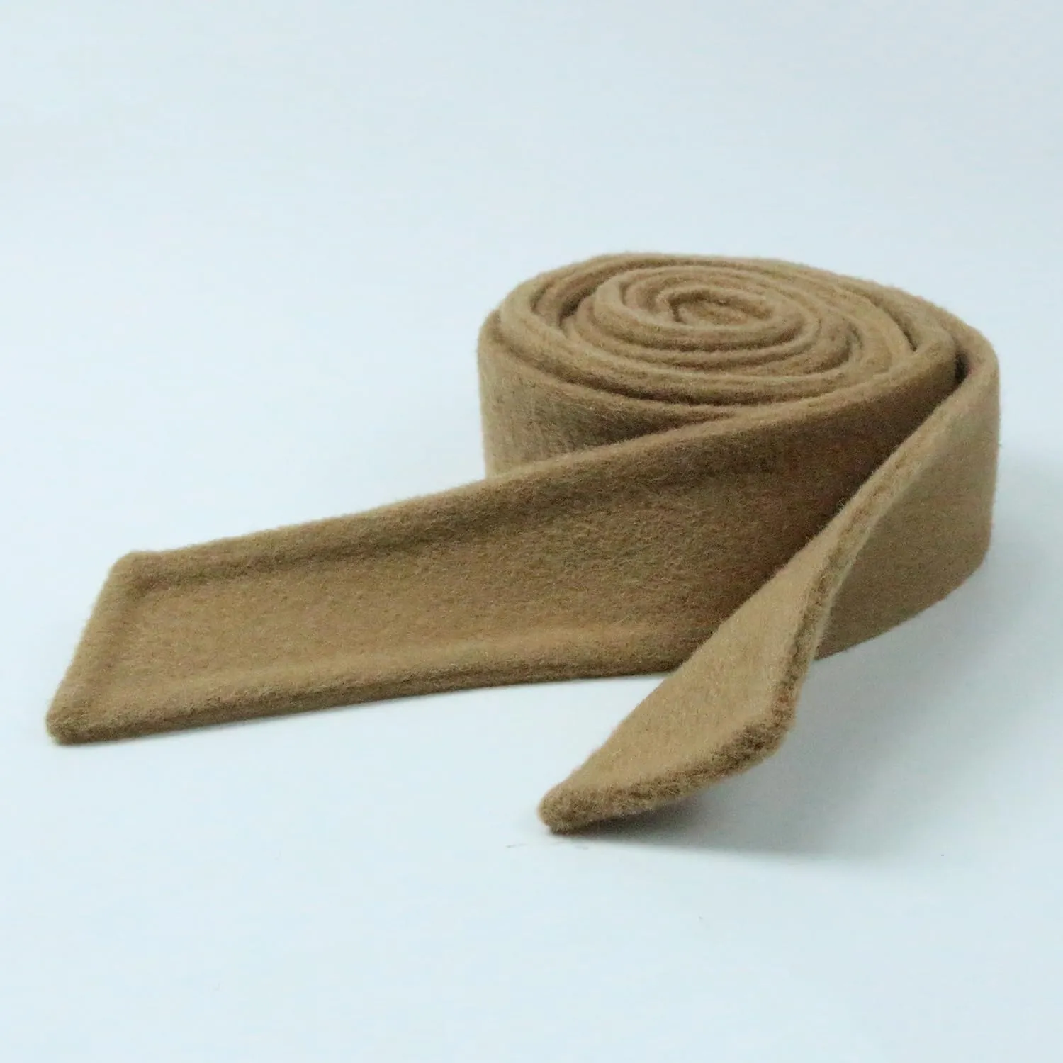 Wool Coat Belt Replacement Soft Handmade Woolen Waist Tie Sash for Woolen Trench Tweed Coat Pea Coat Overcoat